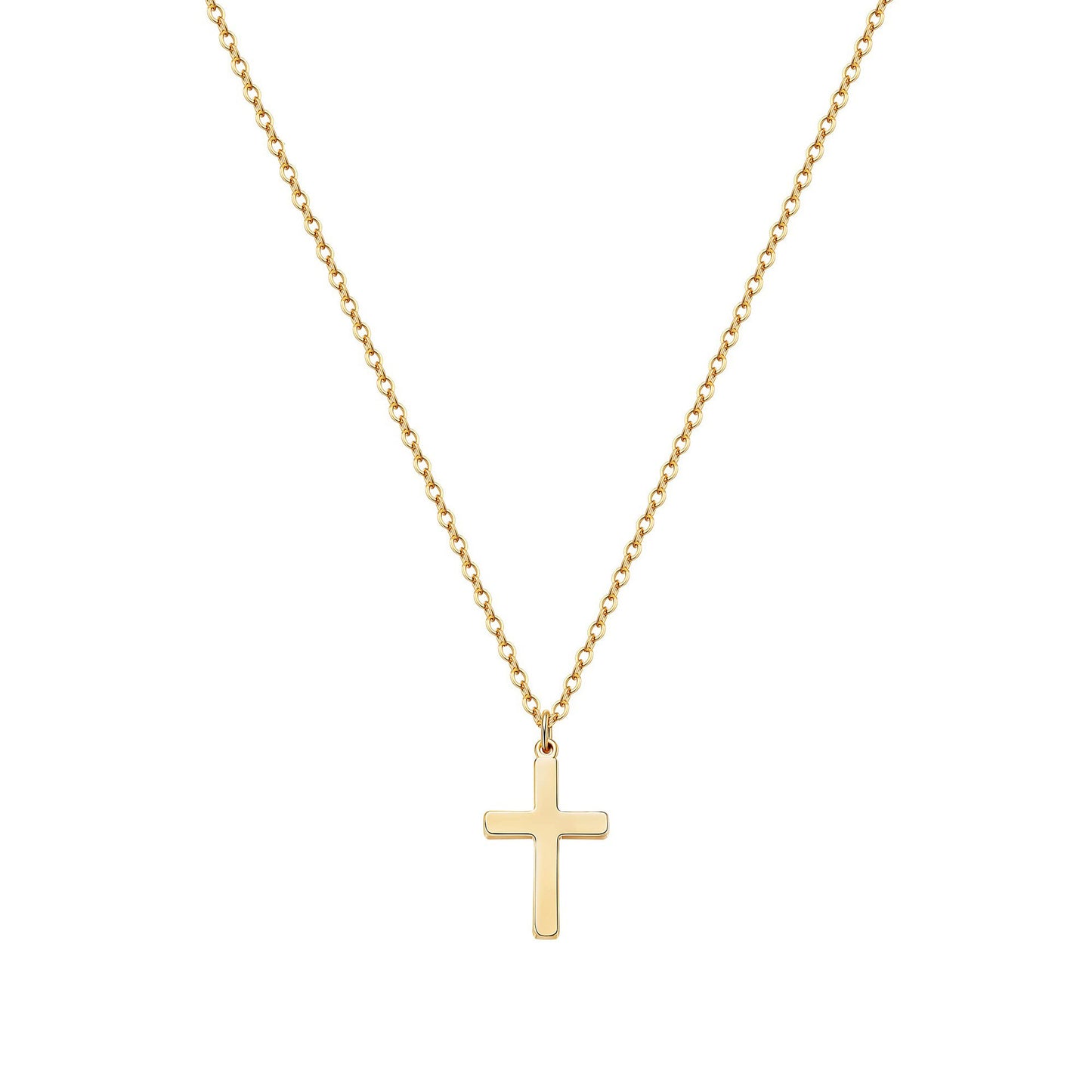 Stainless Steel Cross Pendant Necklace