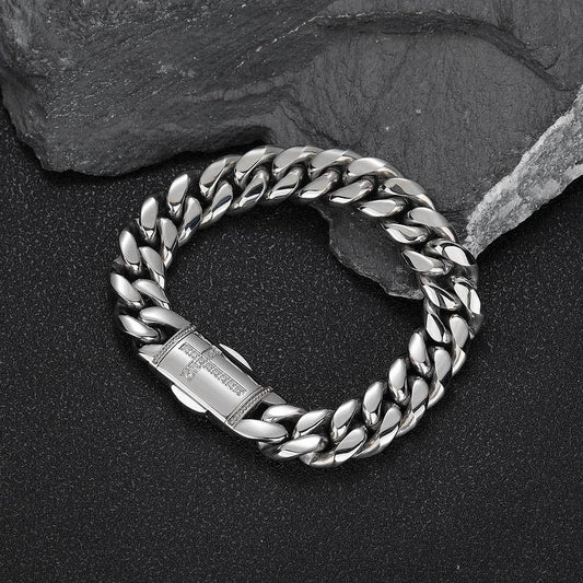 Stainless Steel Cuban Link Chain Personality