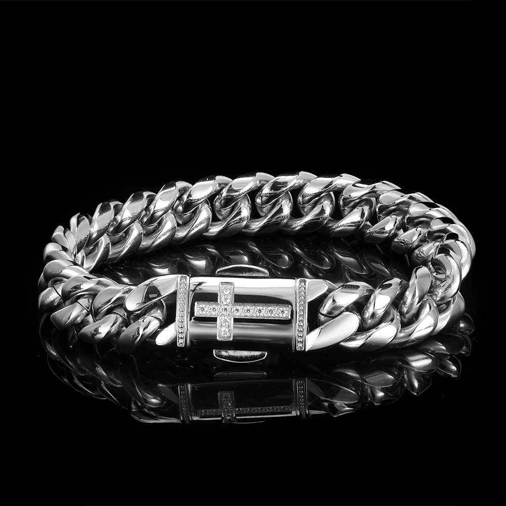 Stainless Steel Cuban Link Chain Personality